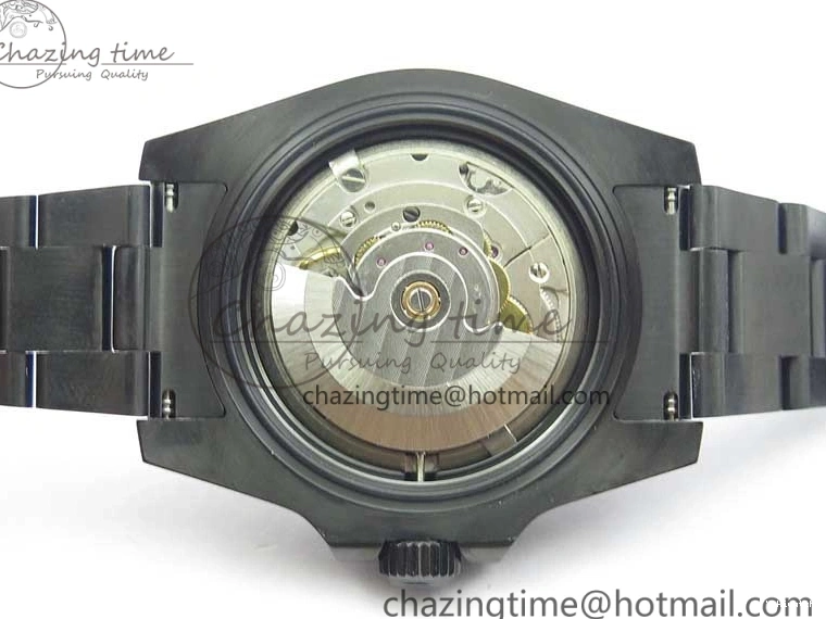 PVD 1:1 Noob Bracelet V10.5 Black PVD RED on SINGLE Dial Edition Submariner A2836 BLAKEN Best 0220